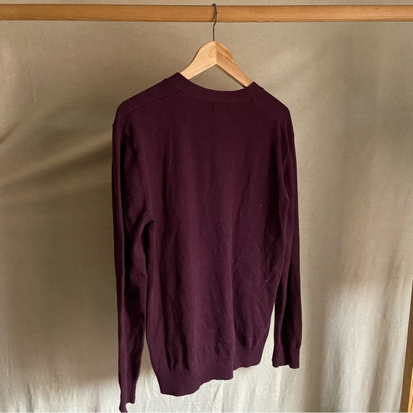 Maroon Button Down Cardigan/Shirt - Picture 5 of 5